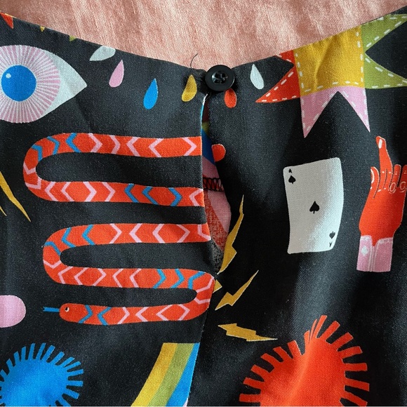 Nooworks Magic Mod Shift Lisa Congdon M 100% Rayon EUC - Picture 2 of 6